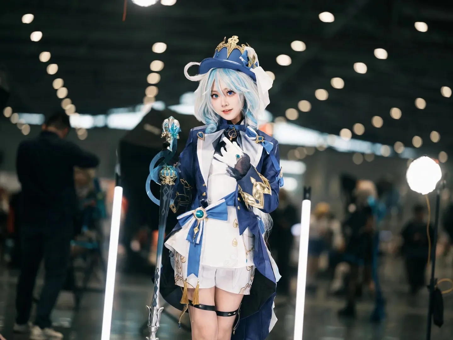 【芙宁娜cos】漫展手杖动作参考与持杖姿势分享 - 第 16 张