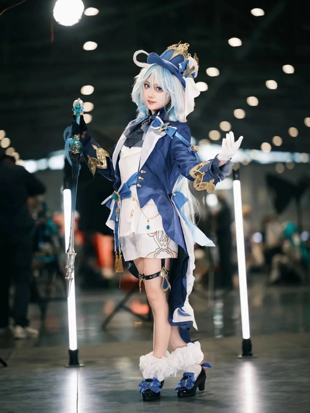 【芙宁娜cos】漫展手杖动作参考与持杖姿势分享 - 第 17 张