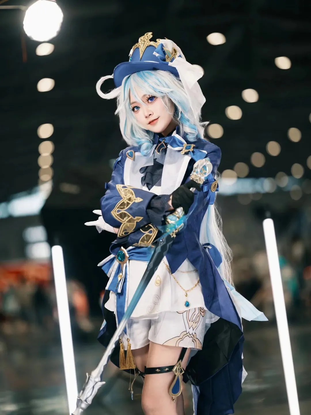 【芙宁娜cos】漫展手杖动作参考与持杖姿势分享 - 第 8 张
