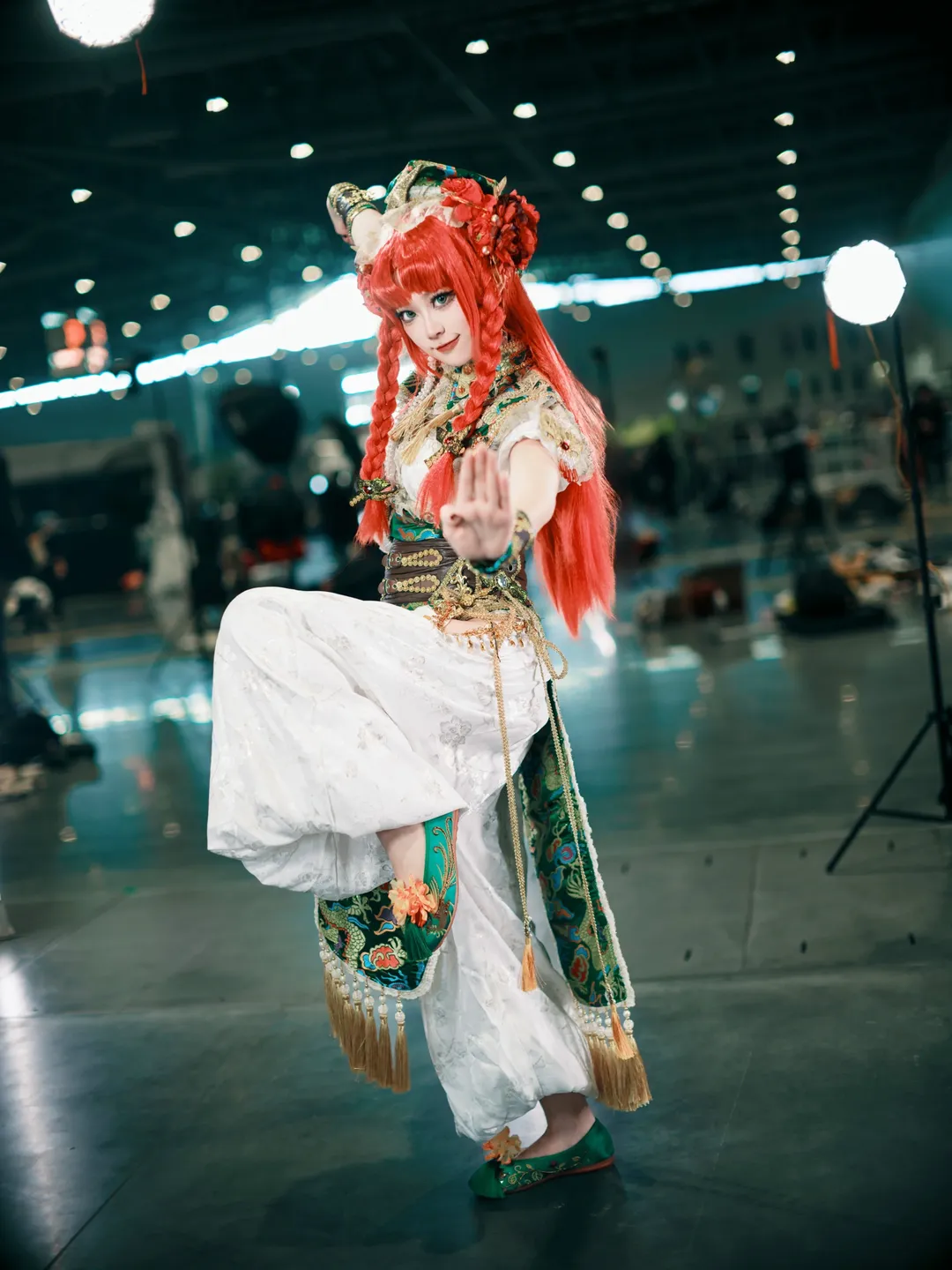 【红美铃cos】东方Project中华武术少女的漫展姿势参考分享 - 第 11 张