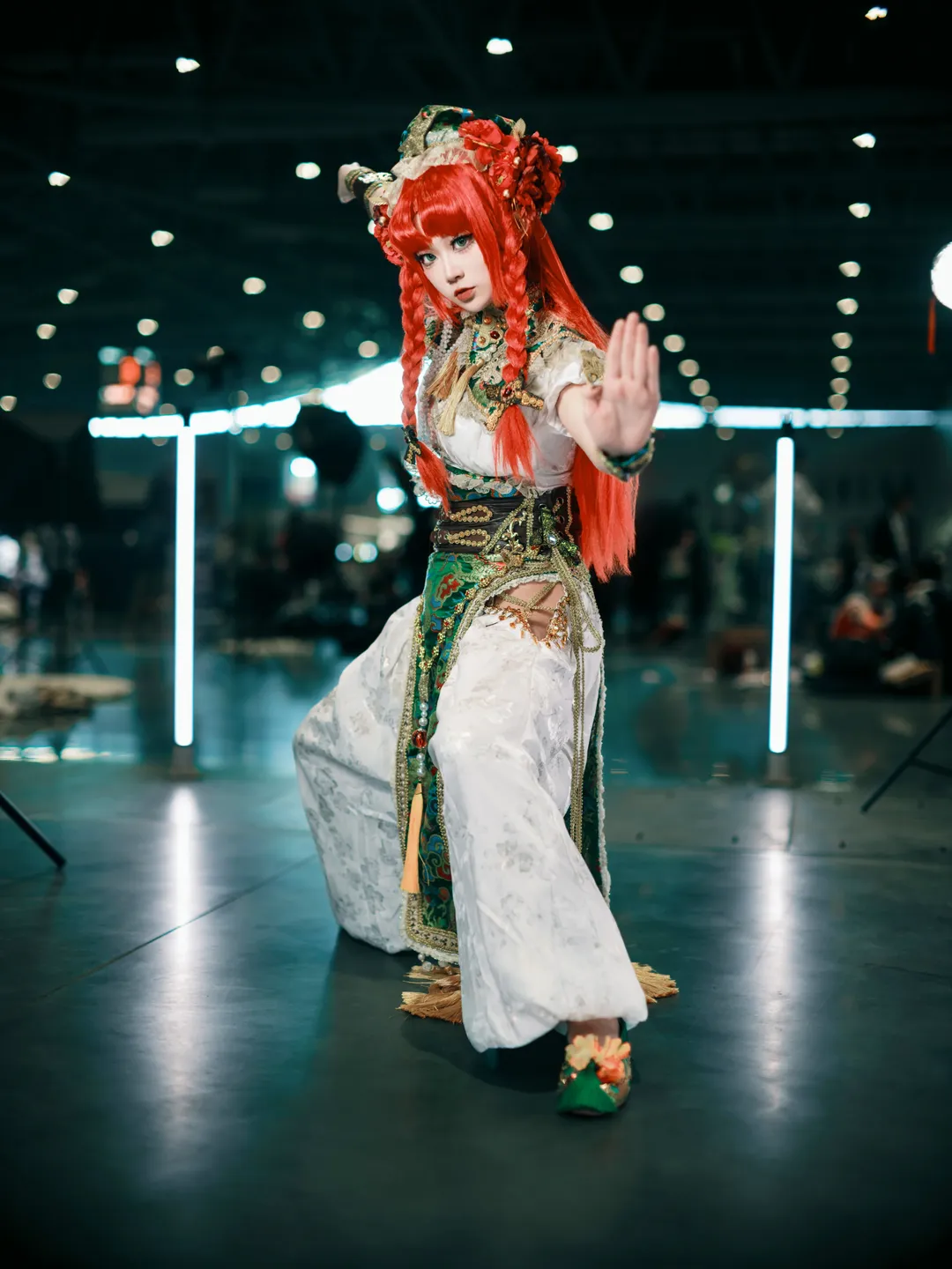 【红美铃cos】东方Project中华武术少女的漫展姿势参考分享 - 第 15 张