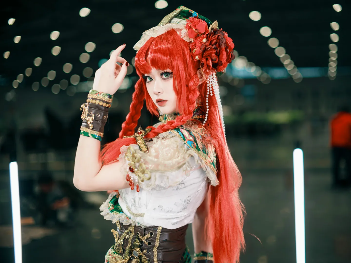 【红美铃cos】东方Project中华武术少女的漫展姿势参考分享 - 第 16 张