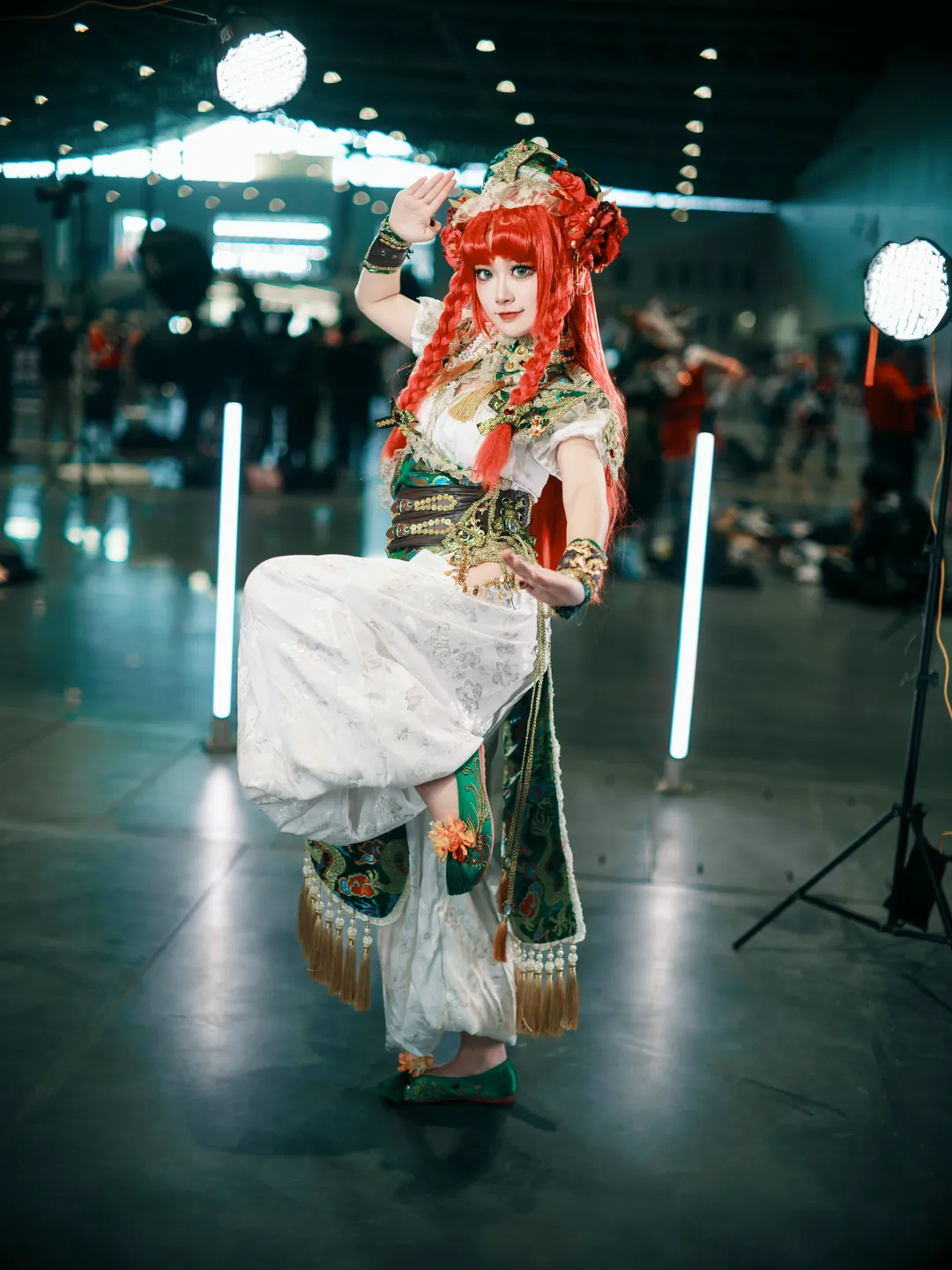 【红美铃cos】东方Project中华武术少女的漫展姿势参考分享 - 第 17 张