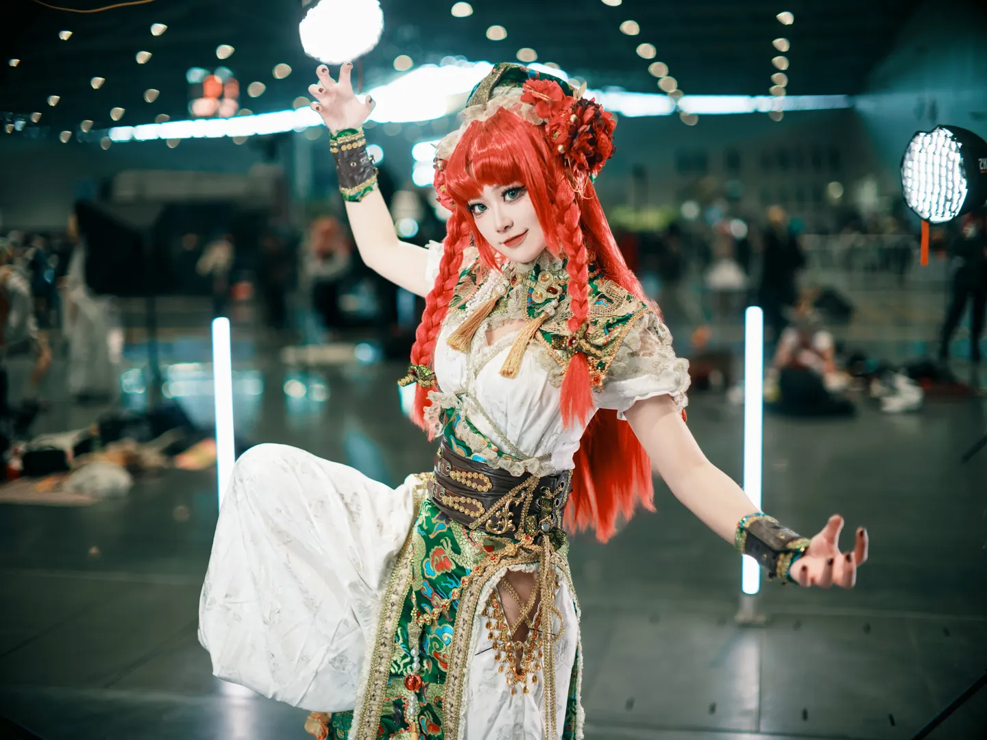 【红美铃cos】东方Project中华武术少女的漫展姿势参考分享 - 第 18 张