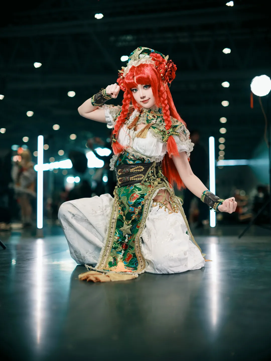 【红美铃cos】东方Project中华武术少女的漫展姿势参考分享 - 第 7 张
