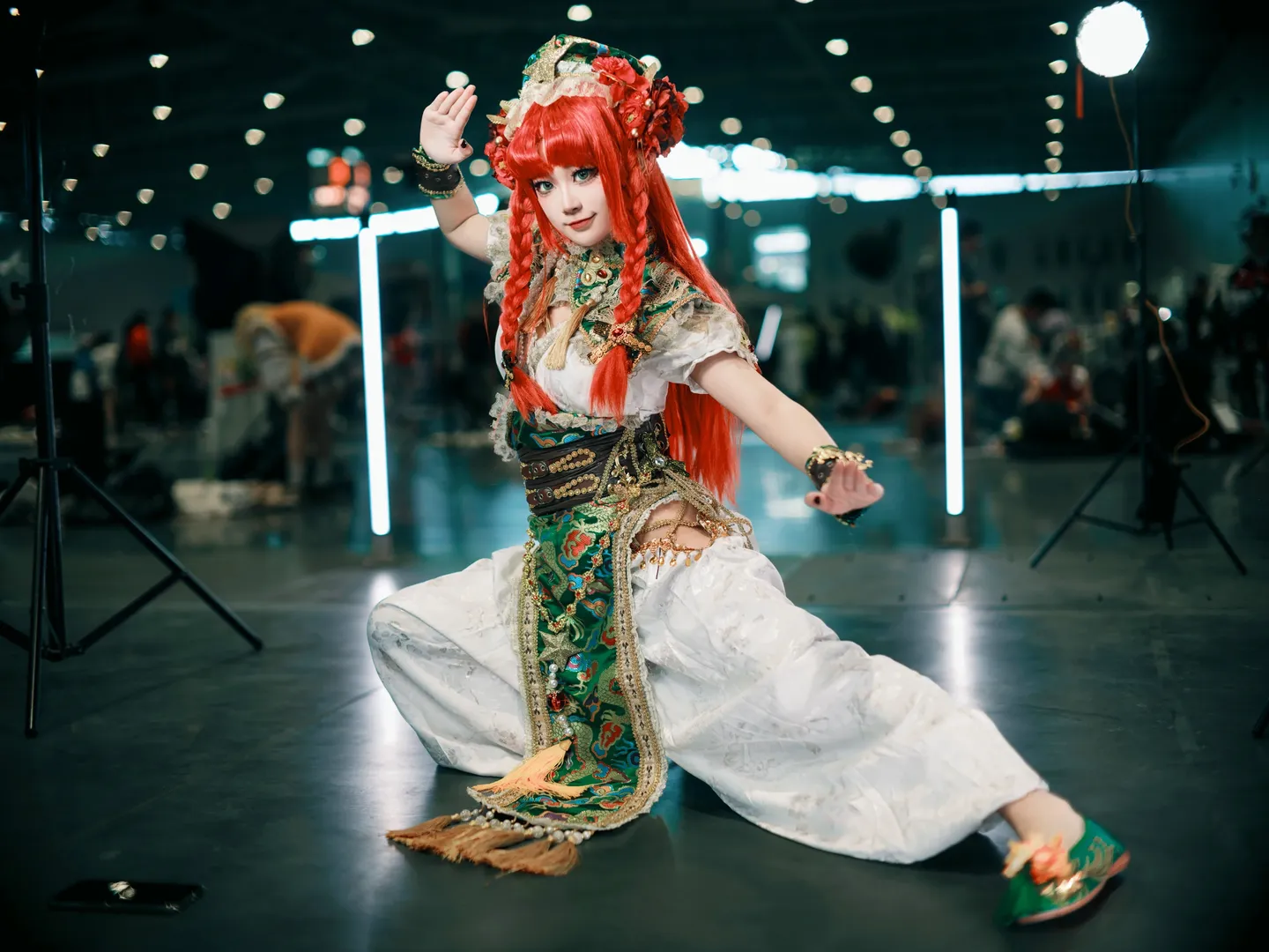 【红美铃cos】东方Project中华武术少女的漫展姿势参考分享 - 第 8 张