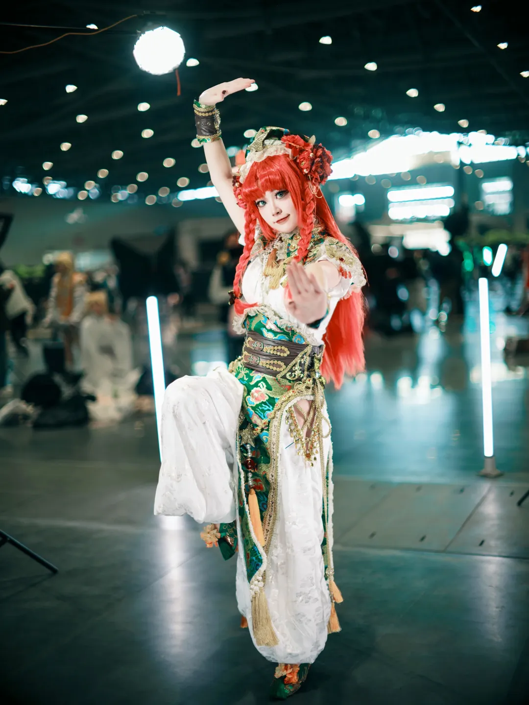 【红美铃cos】东方Project中华武术少女的漫展姿势参考分享 - 第 9 张