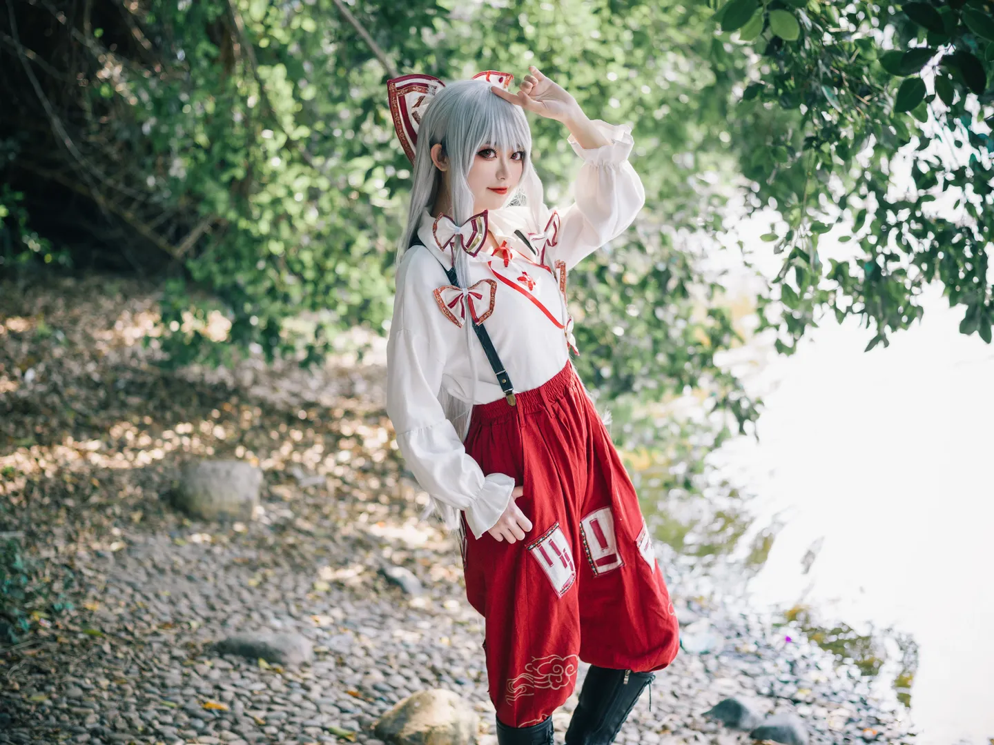 【藤原妹红cos】竹林里的不死火鸟，红白交织的生存哲学