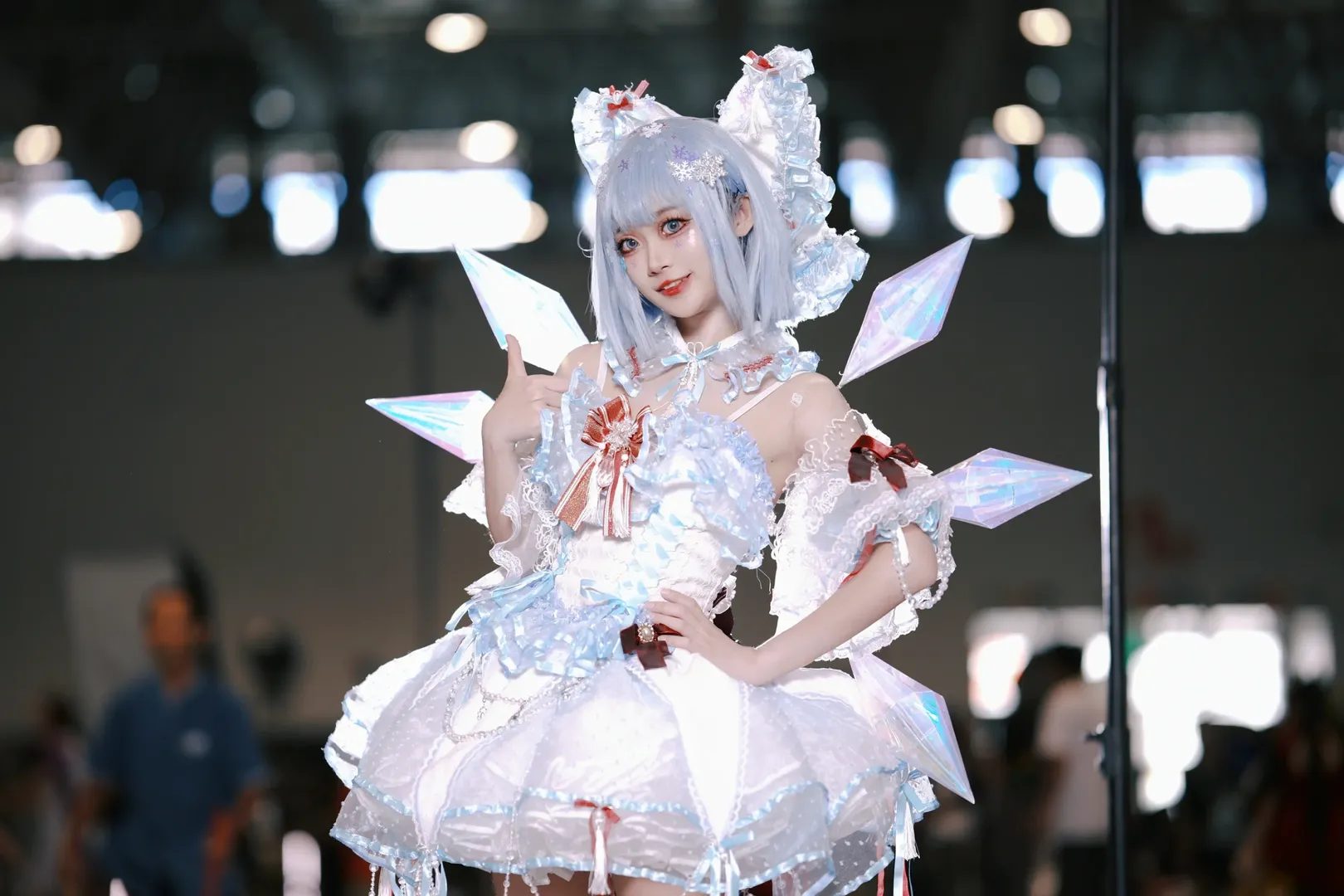 【琪露诺cos】东方project漫展冰系动作分享 - 第 3 张