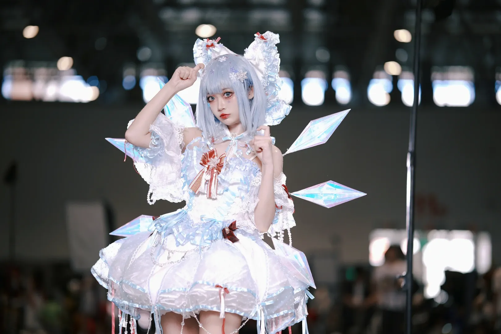 【琪露诺cos】东方project漫展冰系动作分享 - 第 5 张