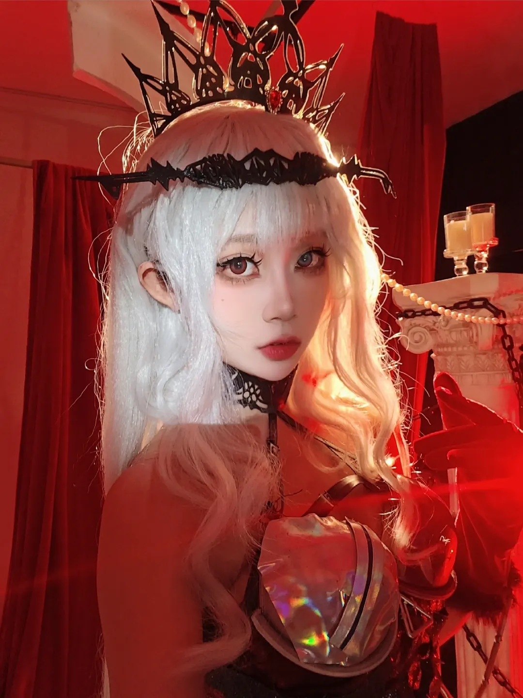 【浊心斯卡蒂cos】明日方舟红女爵造型的拍摄过程