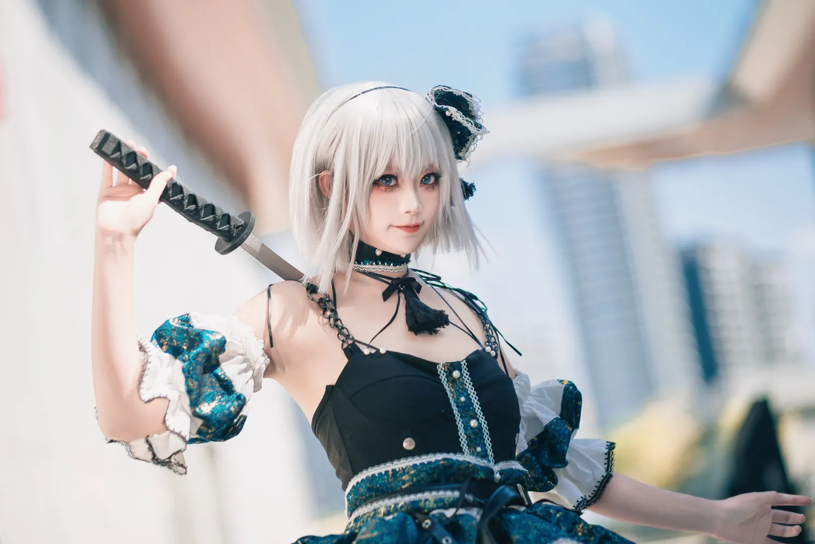 【魂魄妖梦cos】白玉楼的庭师，挥剑的瞬间捕捉 - 第 2 张