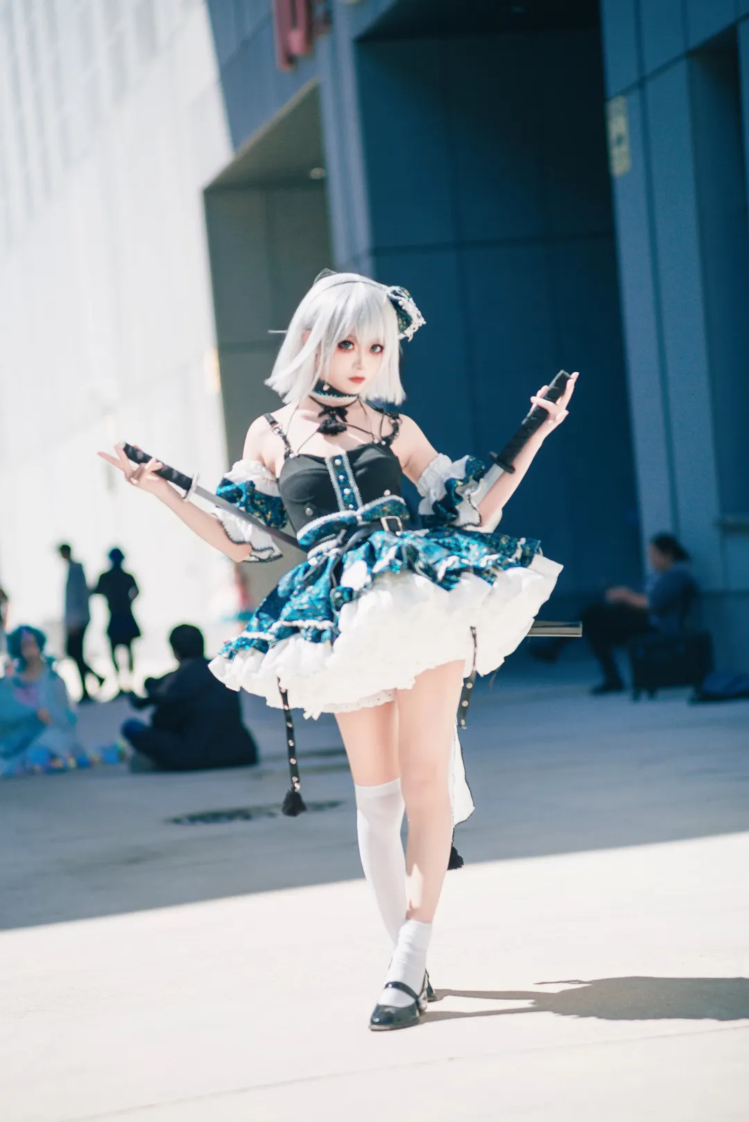 【魂魄妖梦cos】白玉楼的庭师，挥剑的瞬间捕捉 - 第 7 张