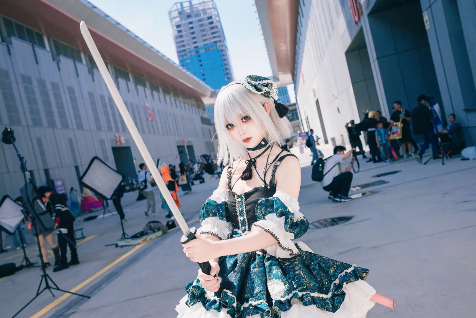 【魂魄妖梦cos】白玉楼的庭师，挥剑的瞬间捕捉 - 第 8 张