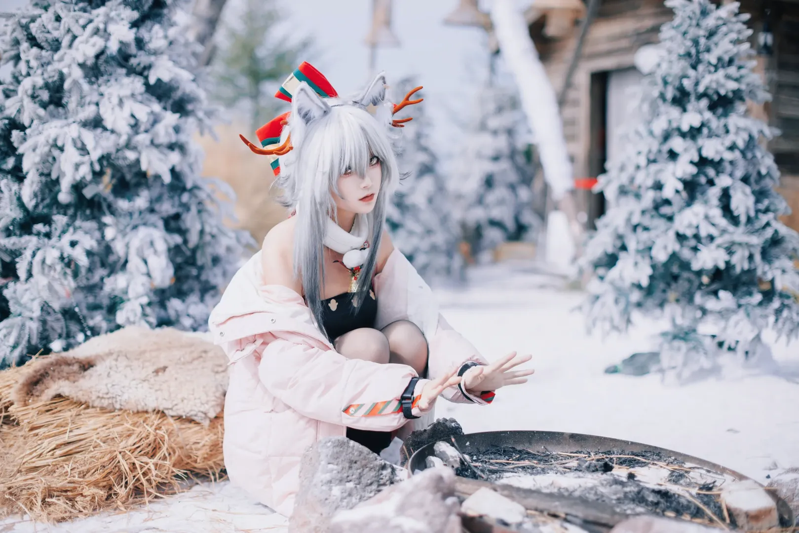 【黑cos】明日方舟雪地里的反季节挑战 - 第 8 张