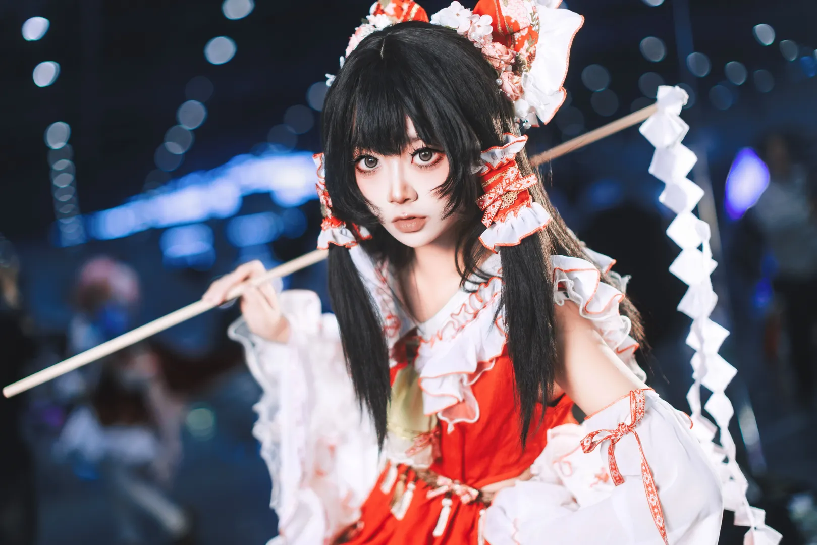 【博丽灵梦cos】东方project红白巫女的灵动瞬间 - 第 3 张