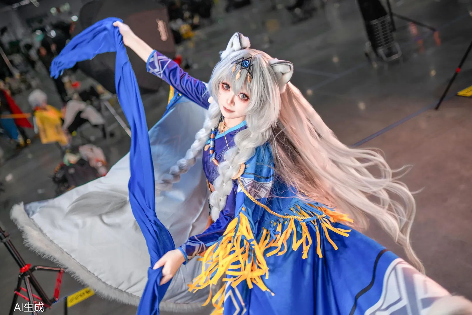 【初雪cos】明日方舟圣聆初雪，漫展场照不负期待 - 第 2 张