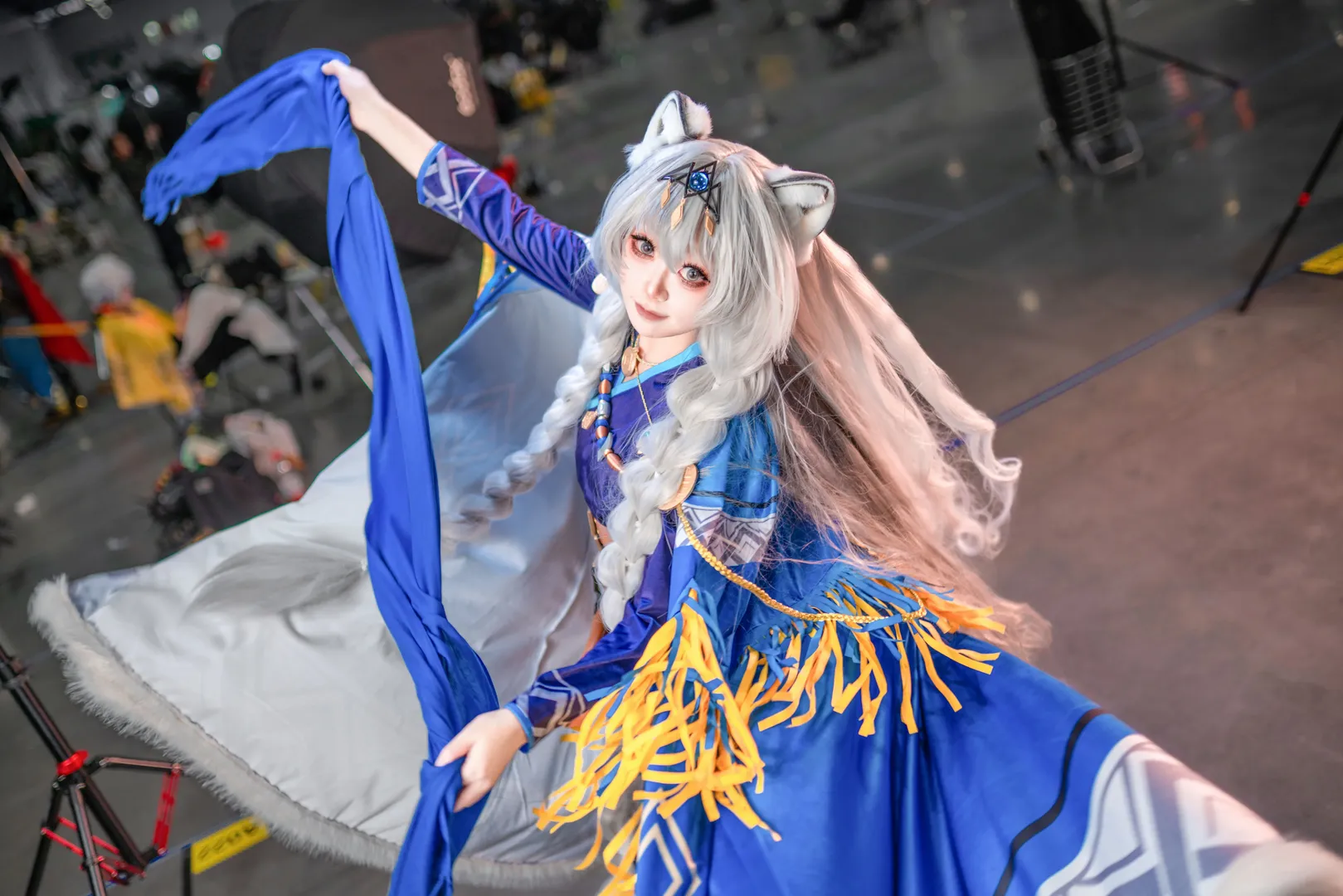 【初雪cos】明日方舟圣聆初雪，漫展场照不负期待 - 第 7 张