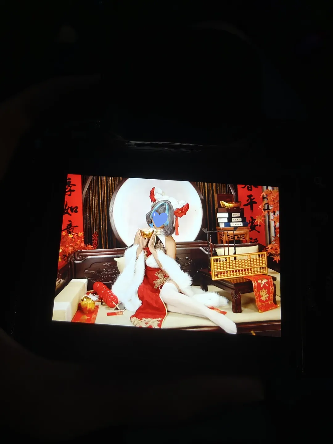 【柴郡cos】碧蓝航线的春节特供，这身红装真的好喜庆 - 第 3 张