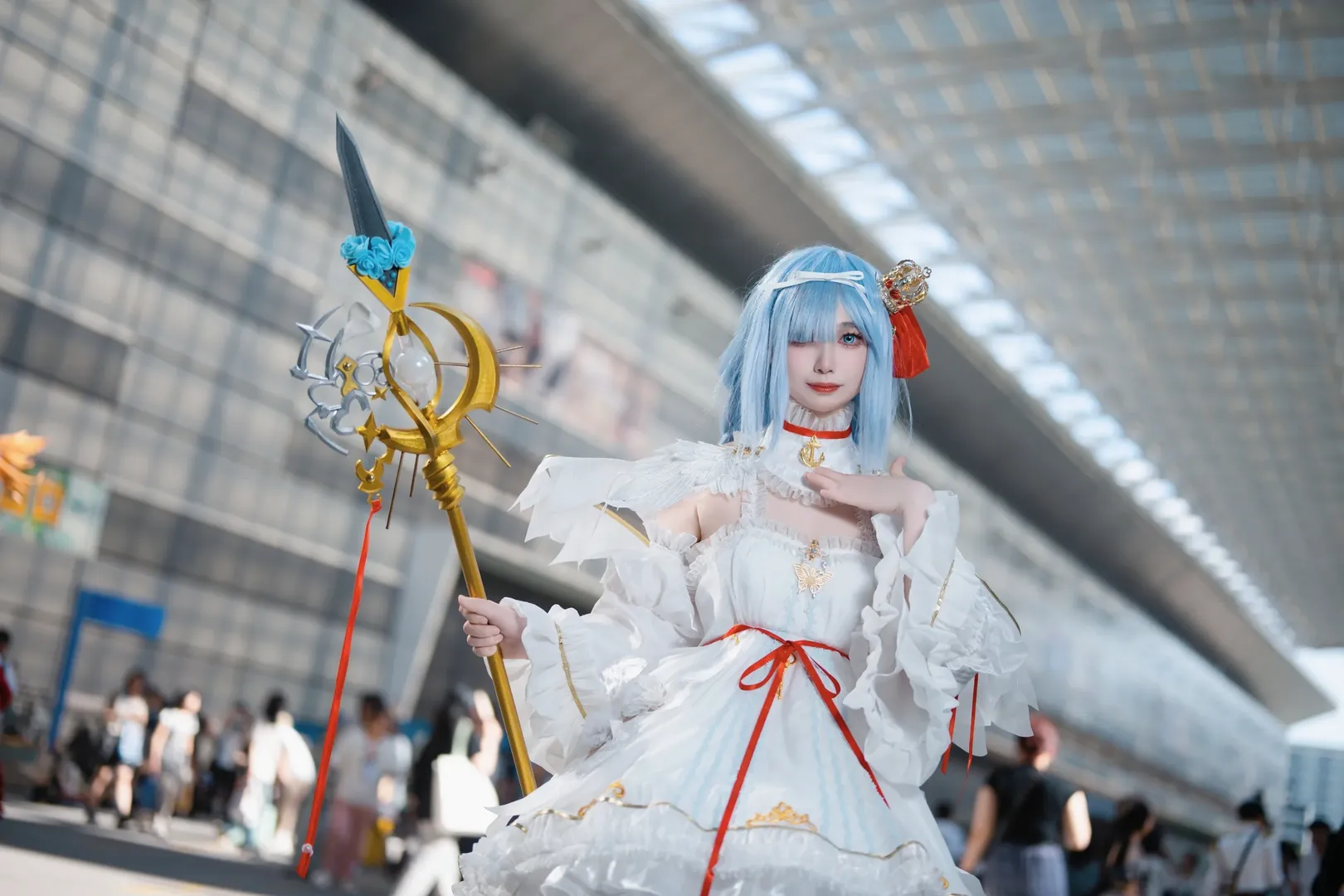 【碧蓝航线雅努斯cos】CP31场照，白丝红鞋的轻盈定格 - 第 2 张