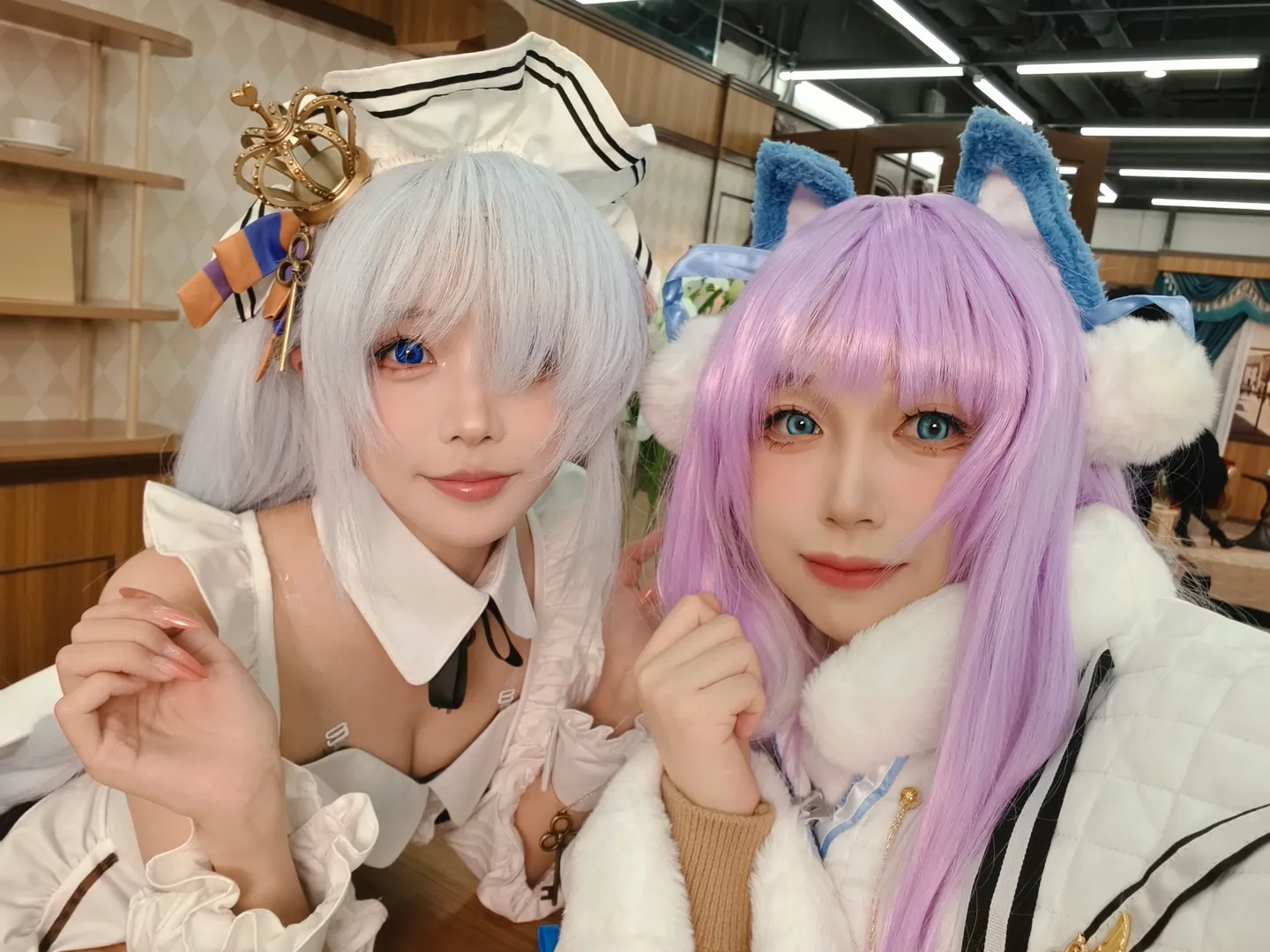 【碧蓝航线塔什干cos】冬日港区快闪的结算画面