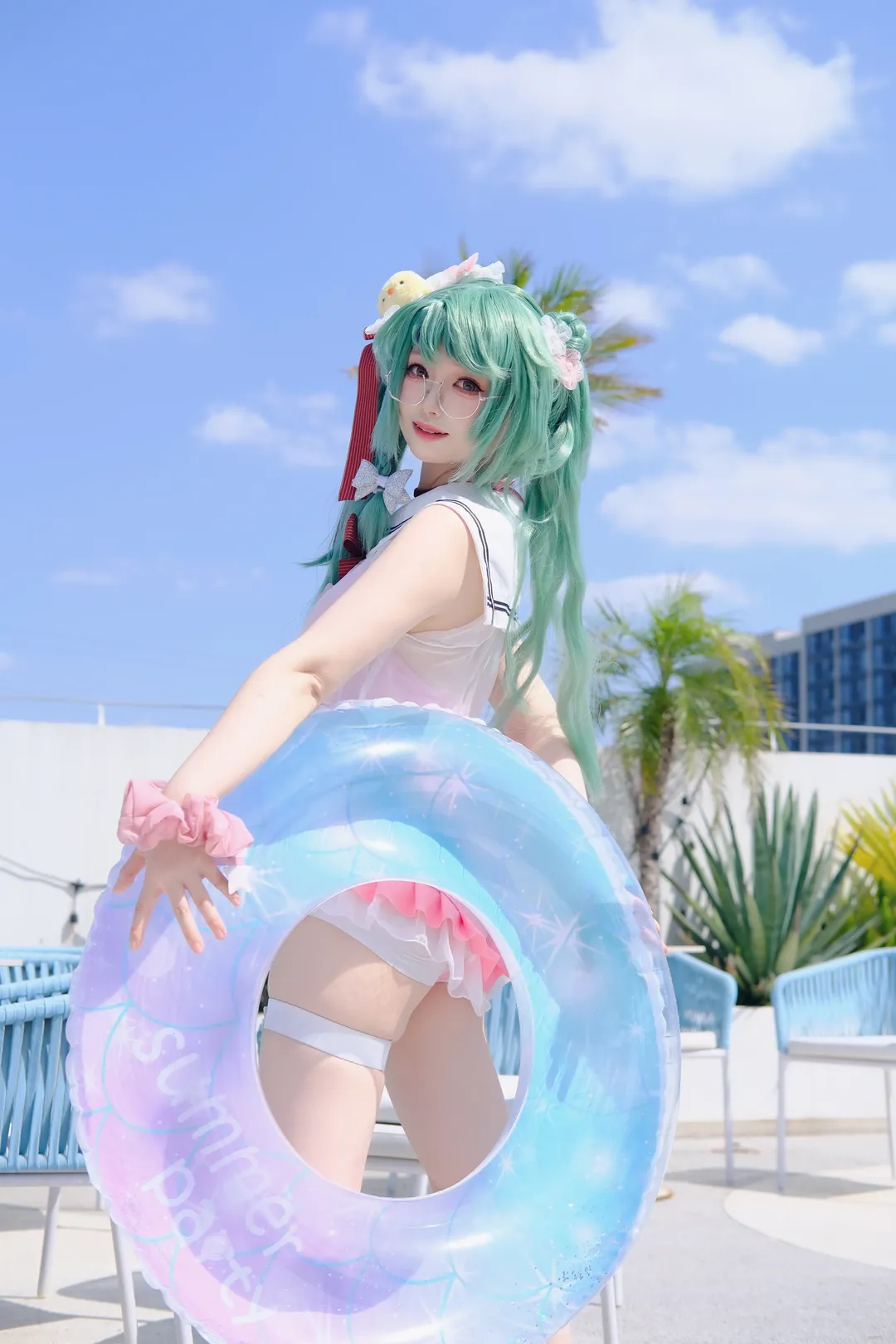 [Langley II cosplay] Azur Lane's Summer Special Training: Requesting Commander's Orders - Image 2