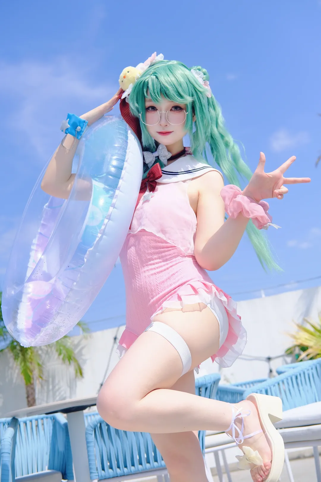 [Langley II cosplay] Azur Lane's Summer Special Training: Requesting Commander's Orders - Image 4