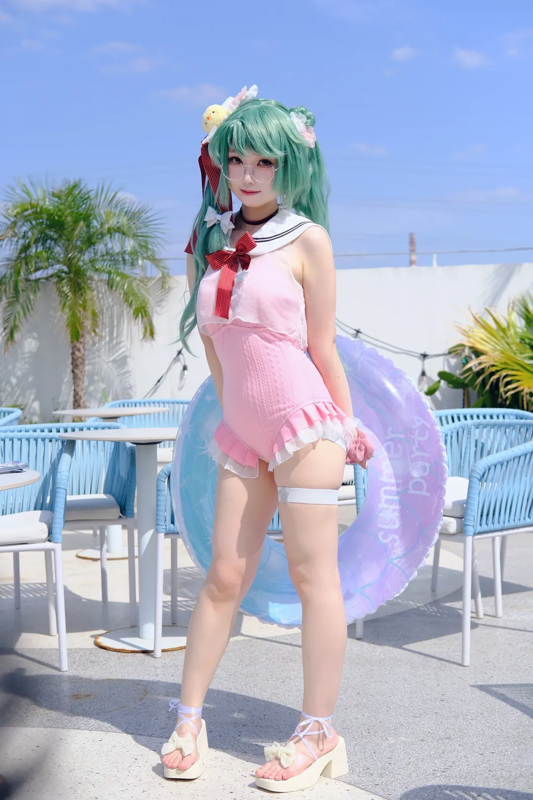 [Langley II cosplay] Azur Lane's Summer Special Training: Requesting Commander's Orders - Image 6