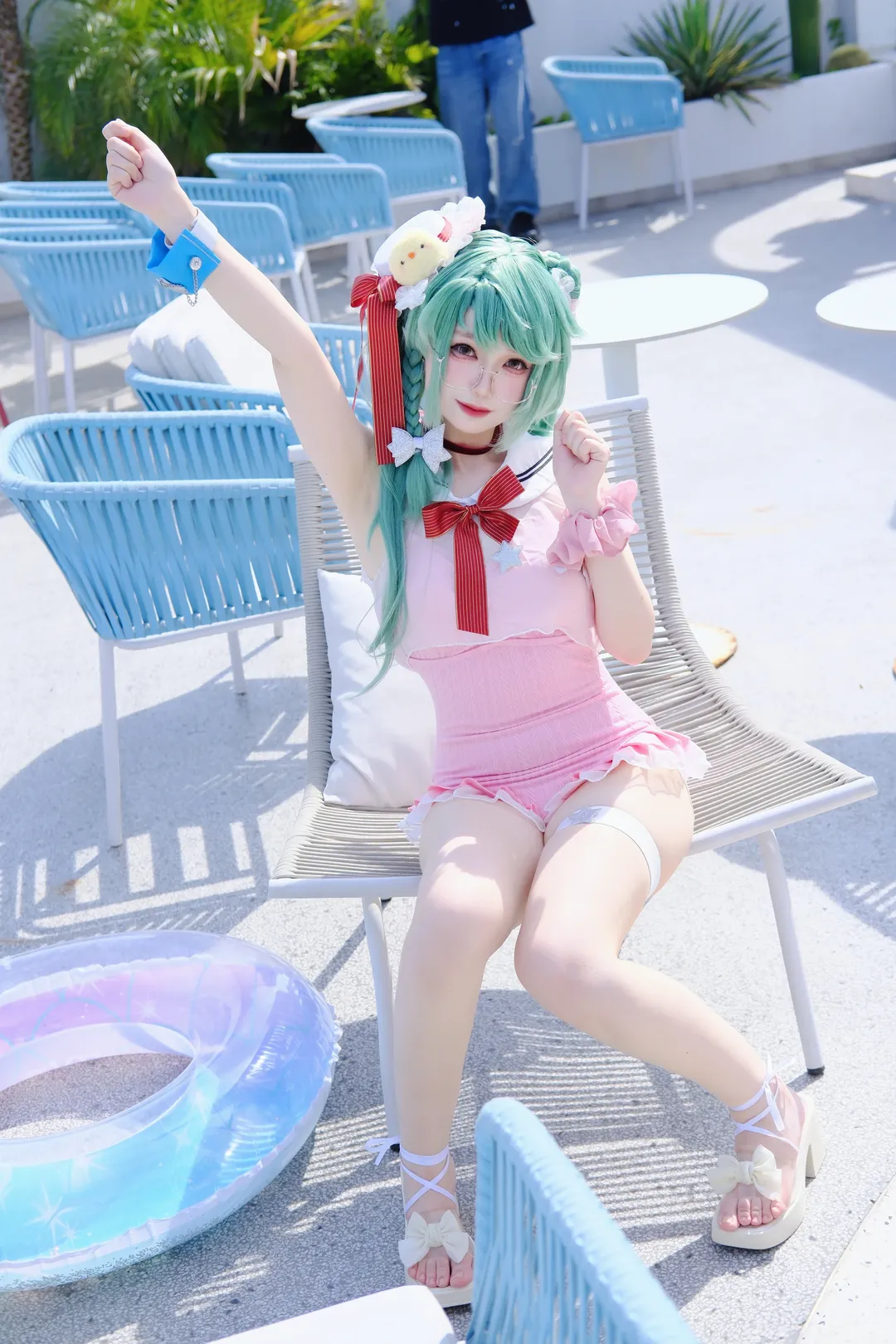 [Langley II cosplay] Azur Lane's Summer Special Training: Requesting Commander's Orders - Image 7