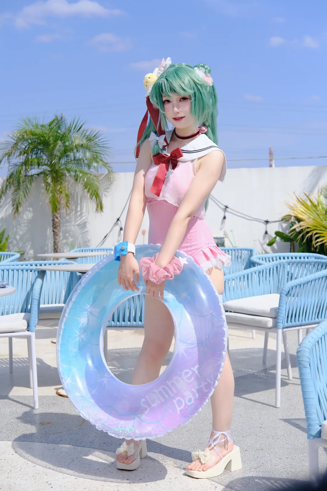 [Langley II cosplay] Azur Lane's Summer Special Training: Requesting Commander's Orders - Image 8