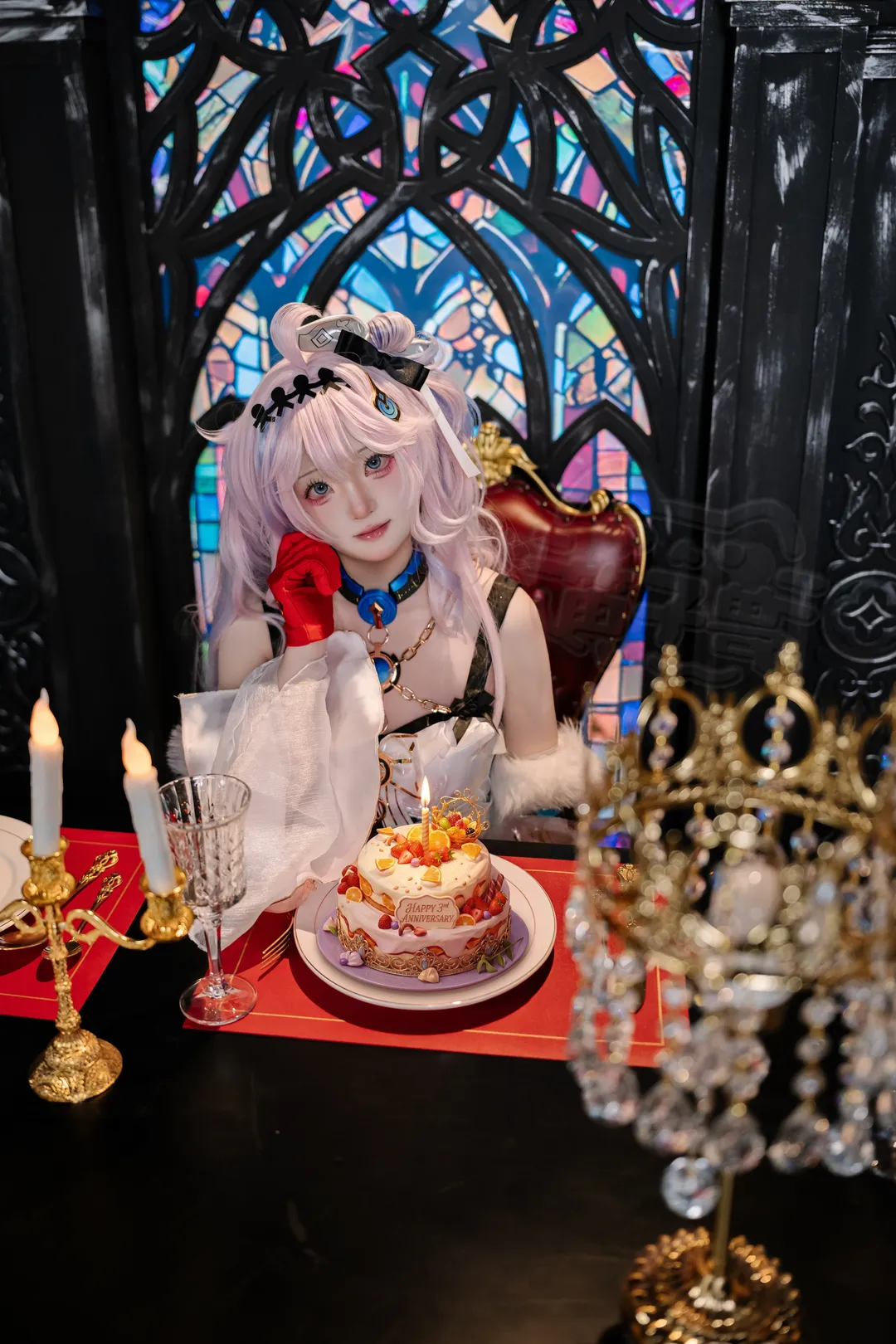 【达妮娅cos】鸣潮里的生日宴会，遇见漂泊者是一份特别的记忆 - 第 3 张