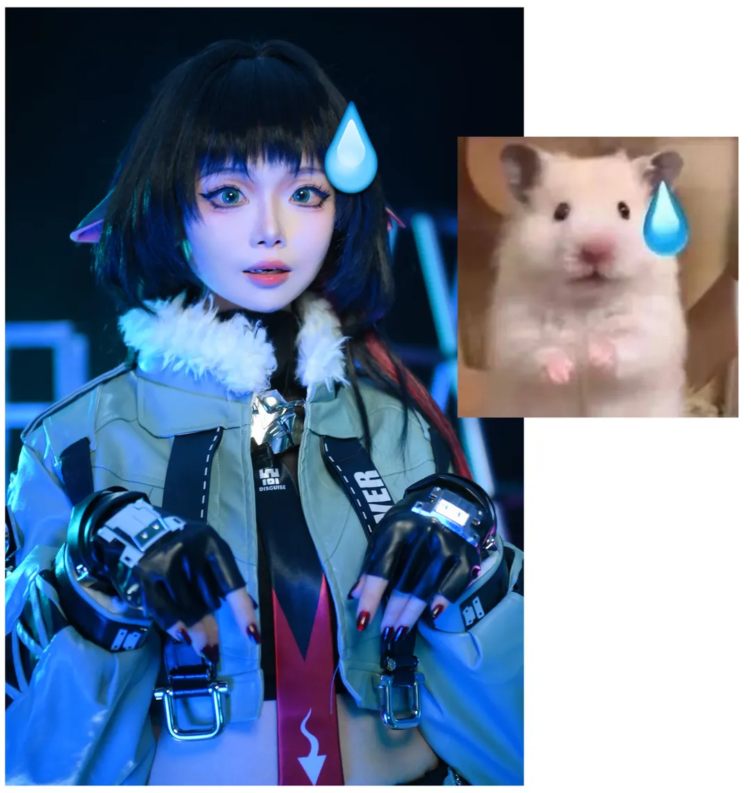 [Jane Doe cosplay] The Mental State of a Zenless Zone Zero Agent — Captured Perfectly by Hamster Memes - Image 2