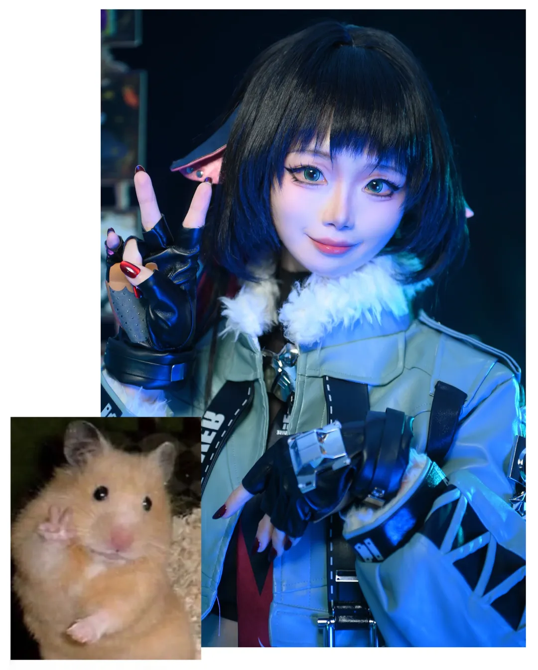 [Jane Doe cosplay] The Mental State of a Zenless Zone Zero Agent — Captured Perfectly by Hamster Memes - Image 4