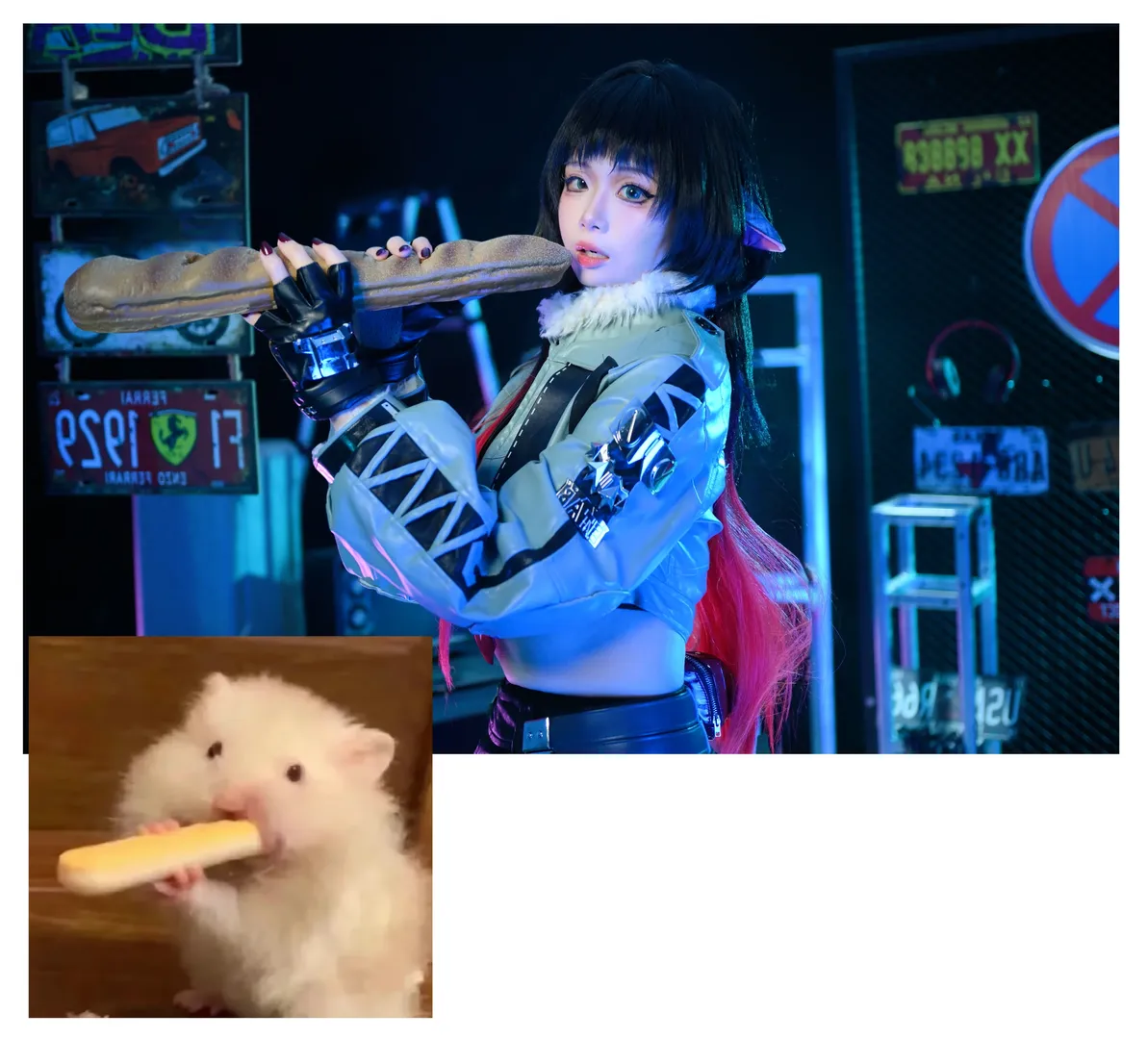 [Jane Doe cosplay] The Mental State of a Zenless Zone Zero Agent — Captured Perfectly by Hamster Memes - Image 7