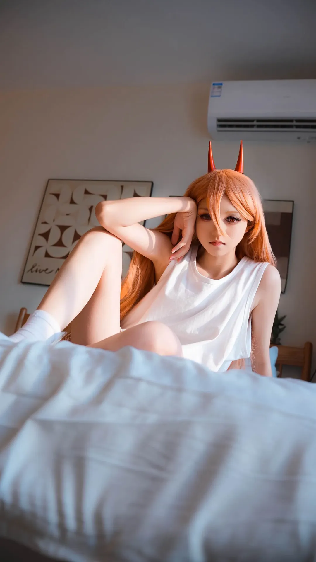 【帕瓦cos】电锯人血之魔人，解锁宅家与夜巡的双面日常
