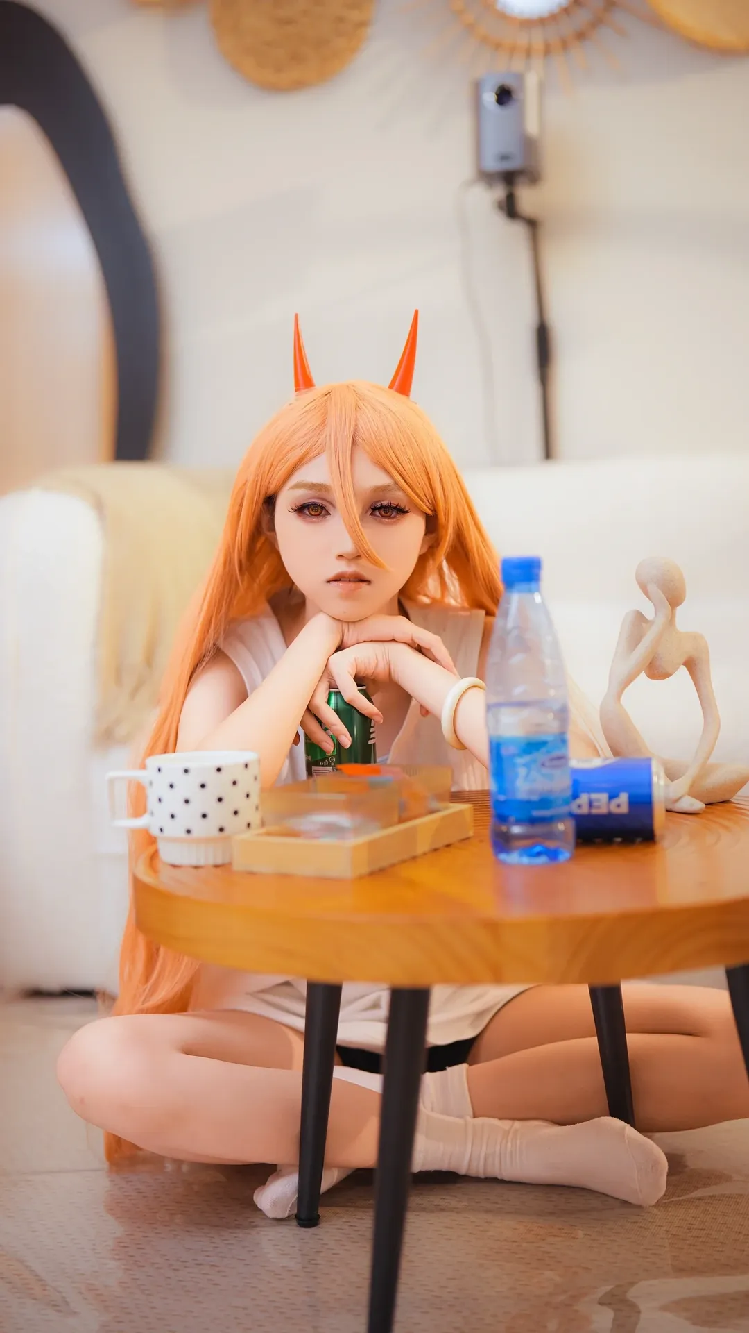 【帕瓦cos】电锯人血之魔人，解锁宅家与夜巡的双面日常 - 第 7 张