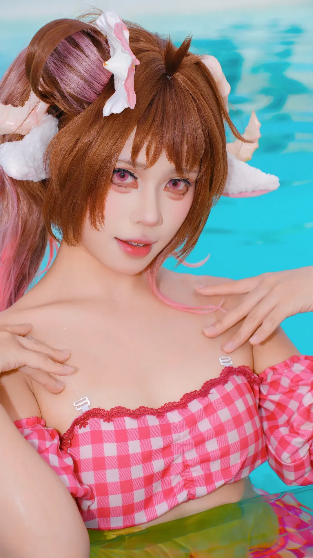 【艾雅法拉cos】明日方舟夏日水下泳装摄影 - 第 2 张