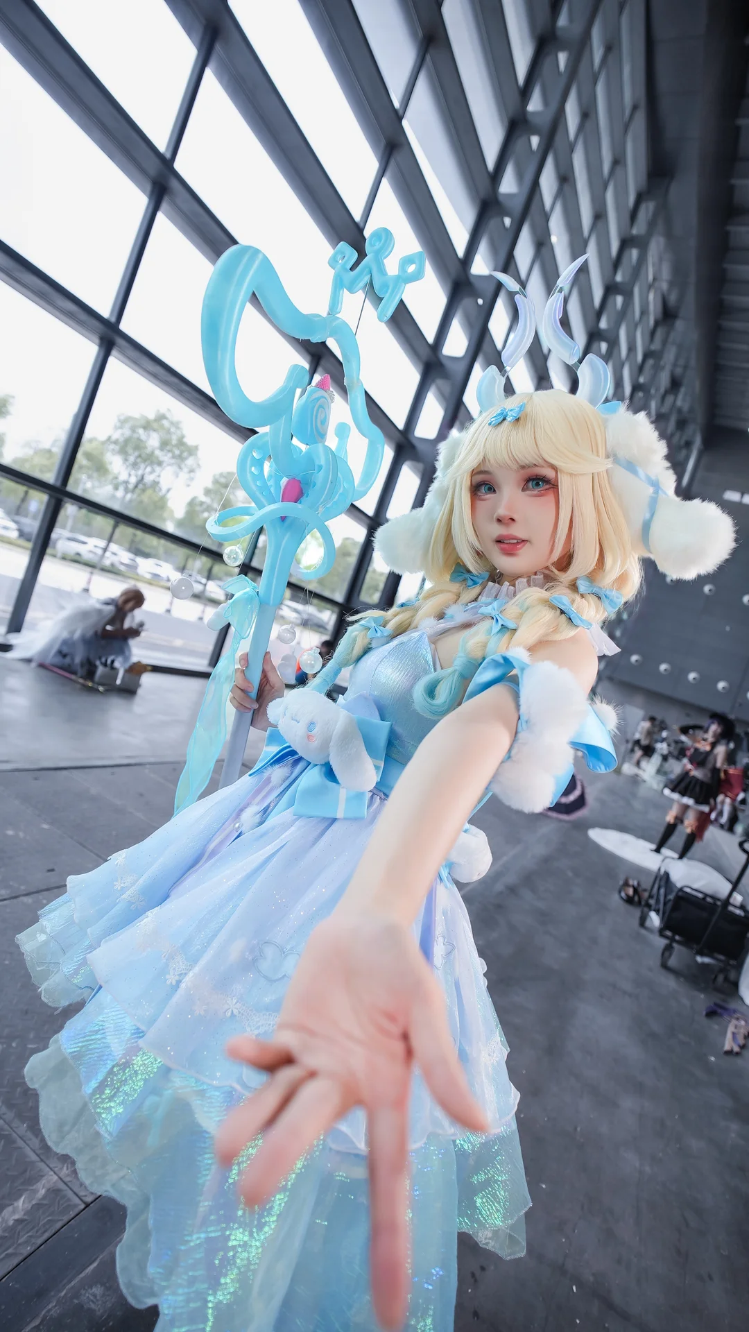 【瑶cos】大耳狗之梦的治愈魔法，王者荣耀展馆实录 - 第 10 张