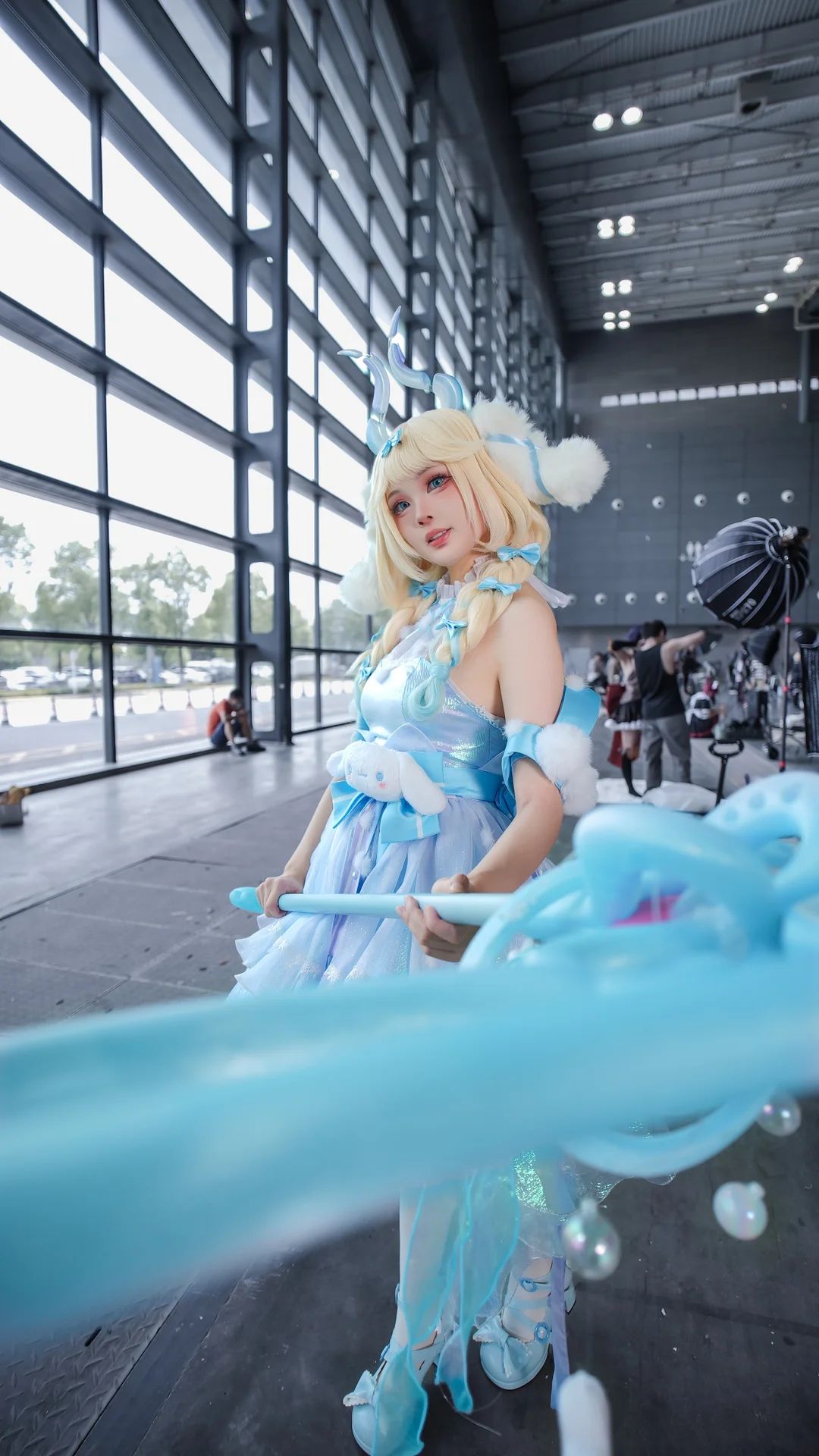 【瑶cos】大耳狗之梦的治愈魔法，王者荣耀展馆实录 - 第 12 张