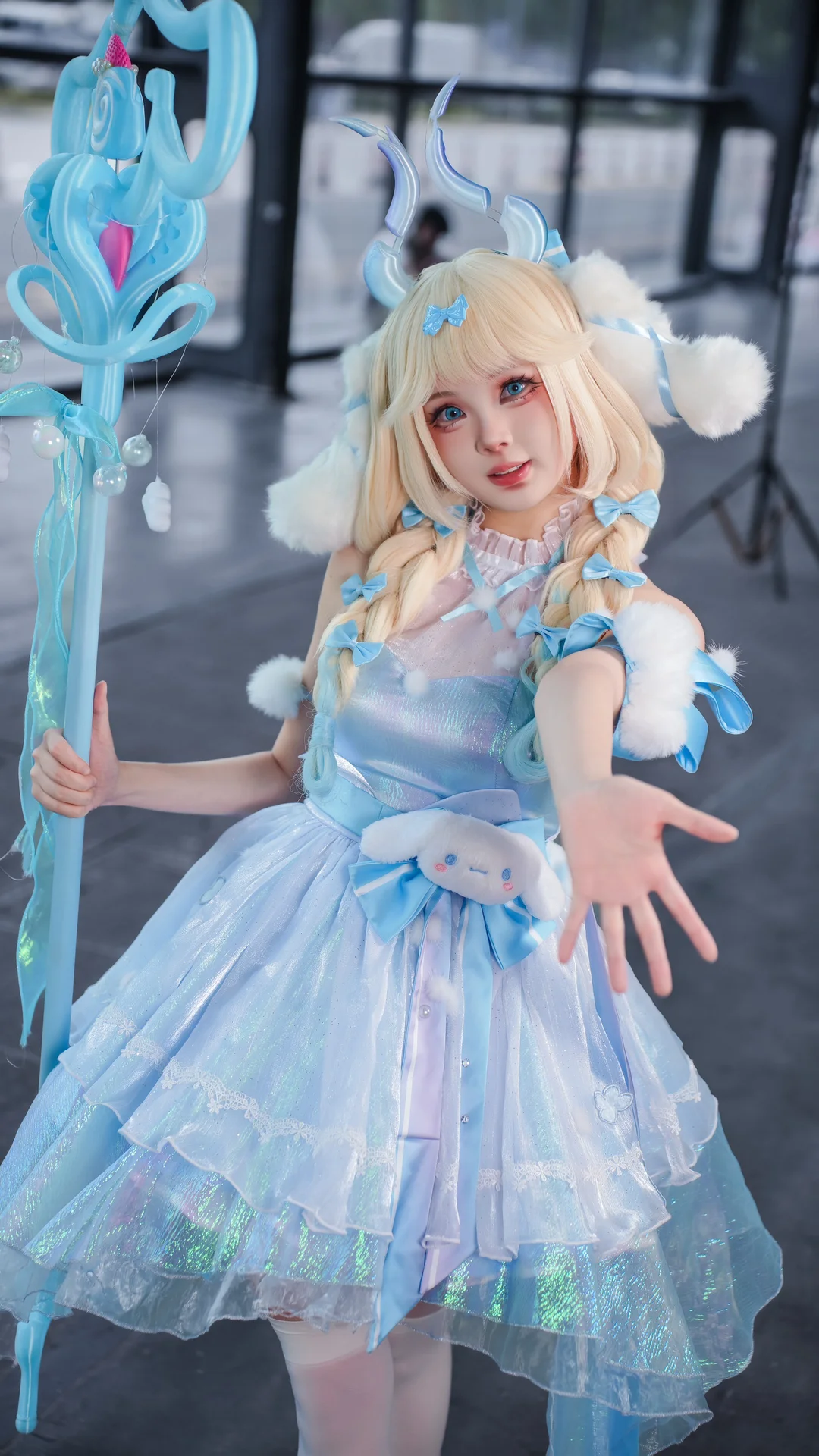 【瑶cos】大耳狗之梦的治愈魔法，王者荣耀展馆实录 - 第 5 张
