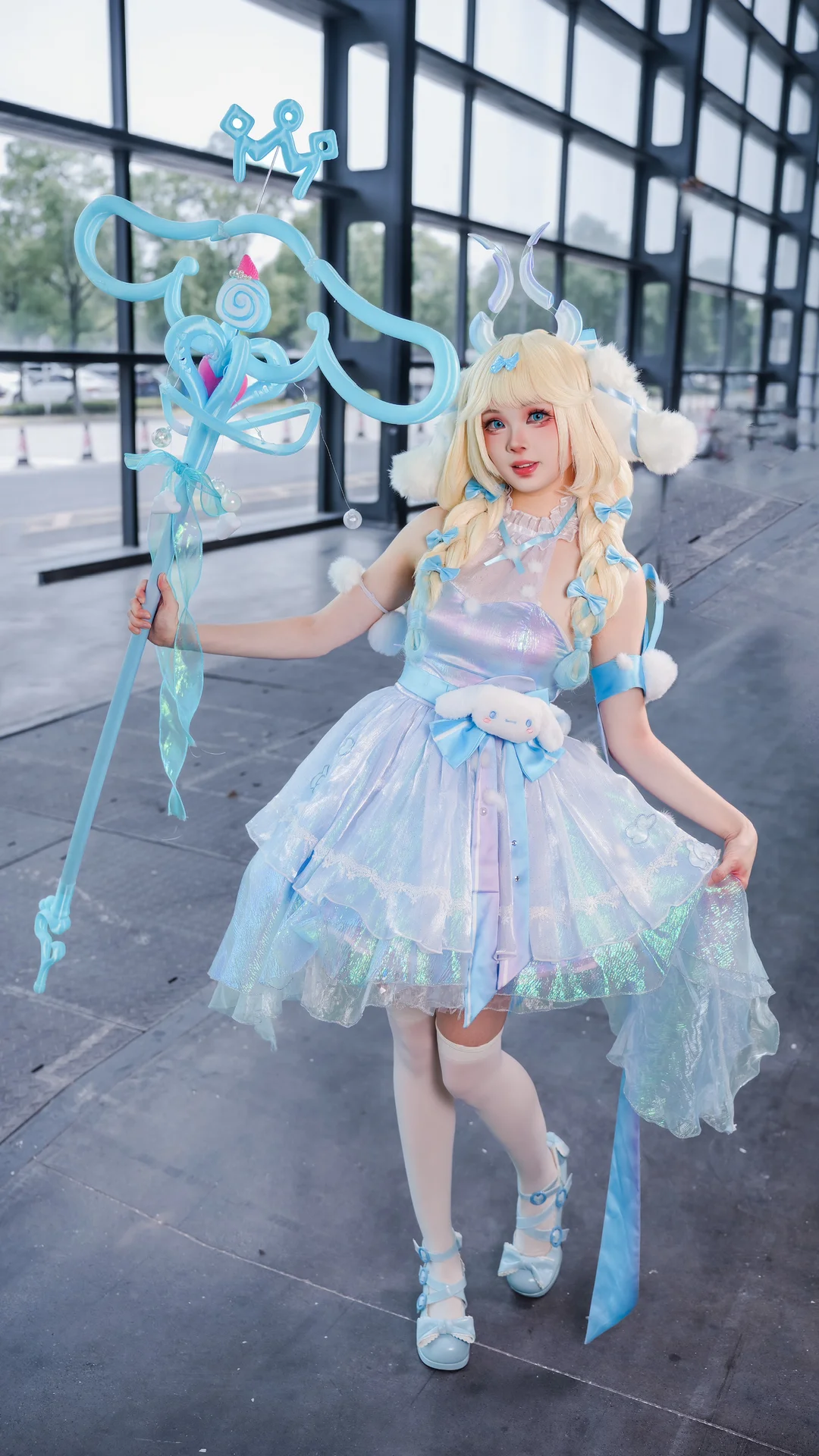 【瑶cos】大耳狗之梦的治愈魔法，王者荣耀展馆实录