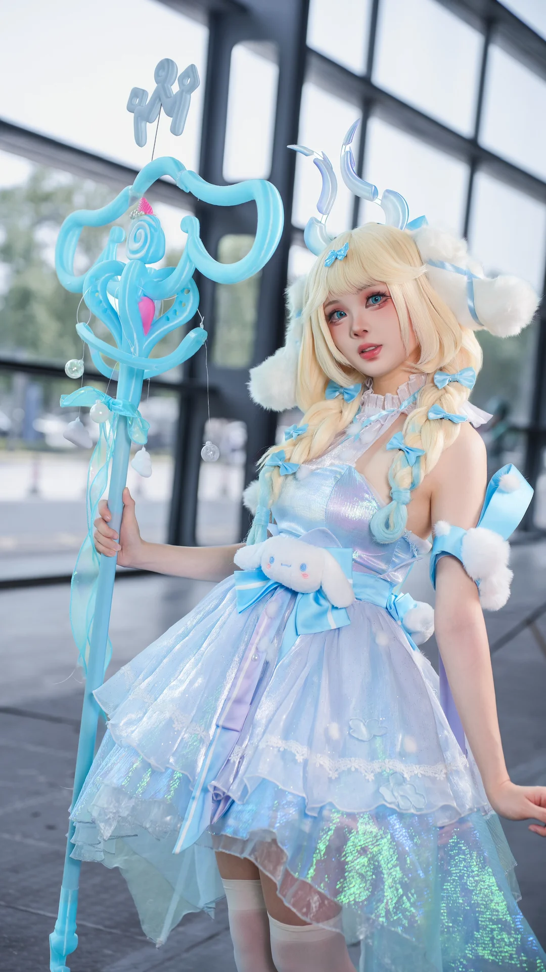 【瑶cos】大耳狗之梦的治愈魔法，王者荣耀展馆实录 - 第 8 张