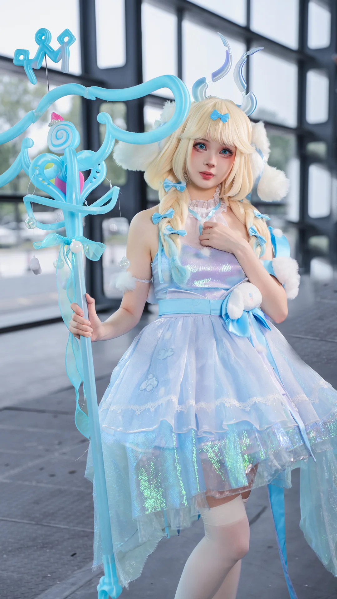 【瑶cos】大耳狗之梦的治愈魔法，王者荣耀展馆实录 - 第 9 张