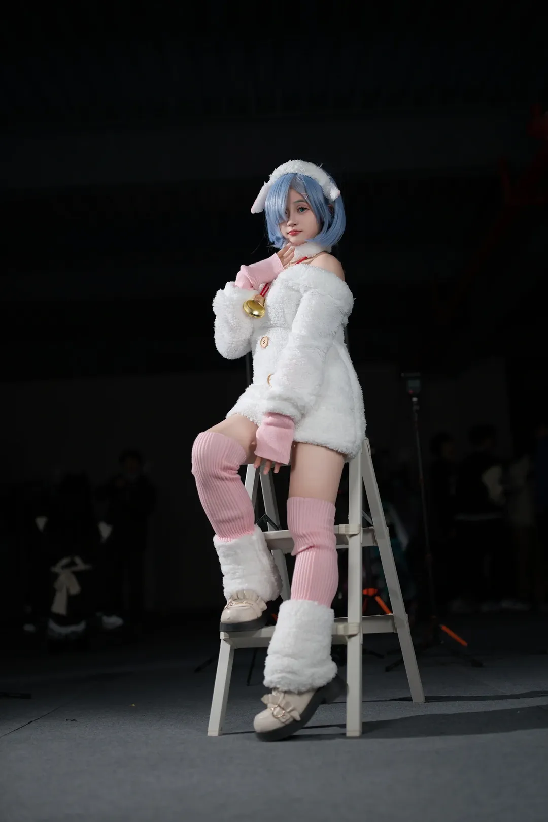 【雷姆cos】re0从零开始的异世界生活，小绵羊萌系坐姿动作参考 - 第 3 张