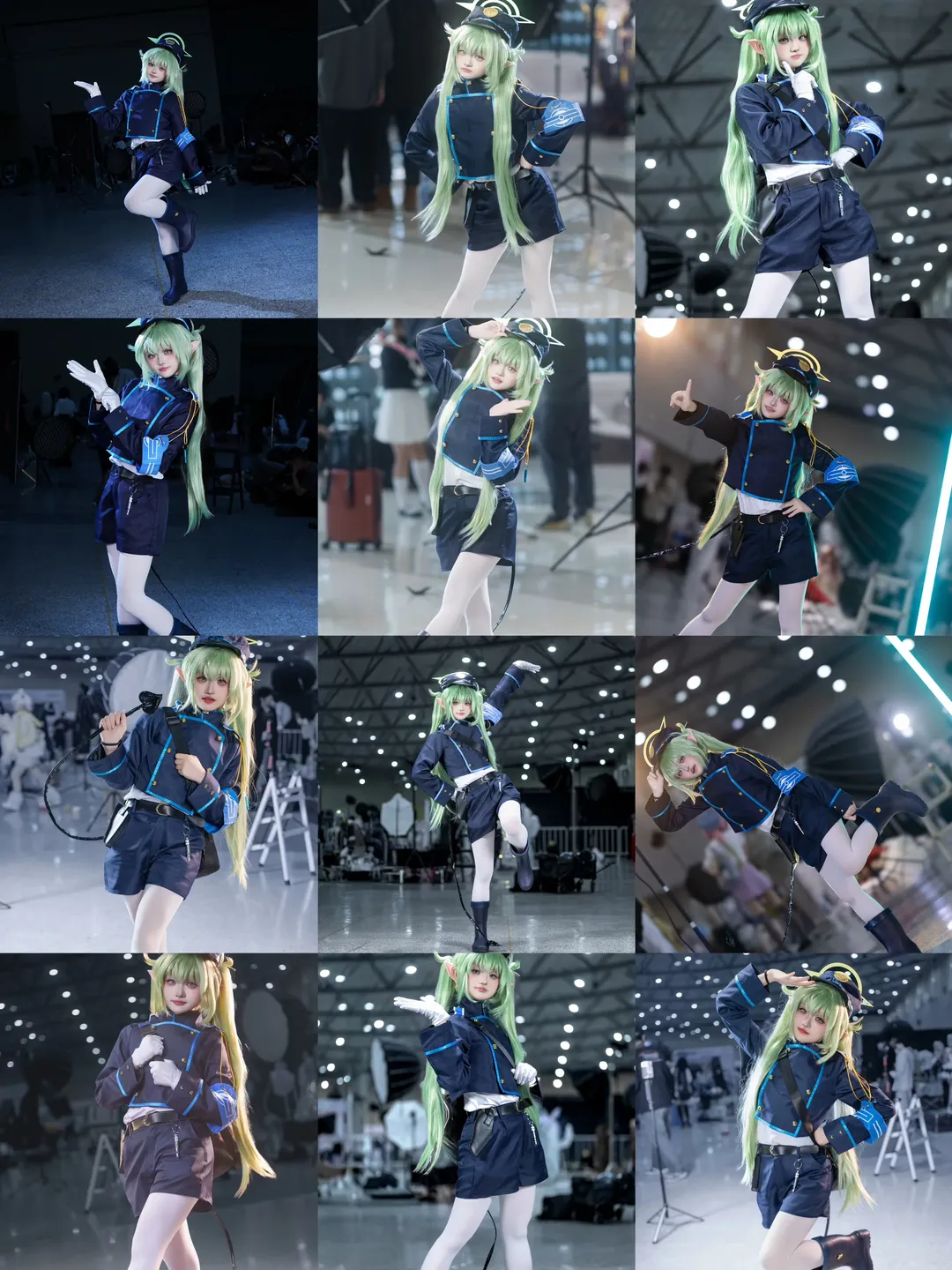 【橘ノゾミ コスプレ】ブルーアーカイブ ハイランド双子の元気なポーズ集 - 1 枚目