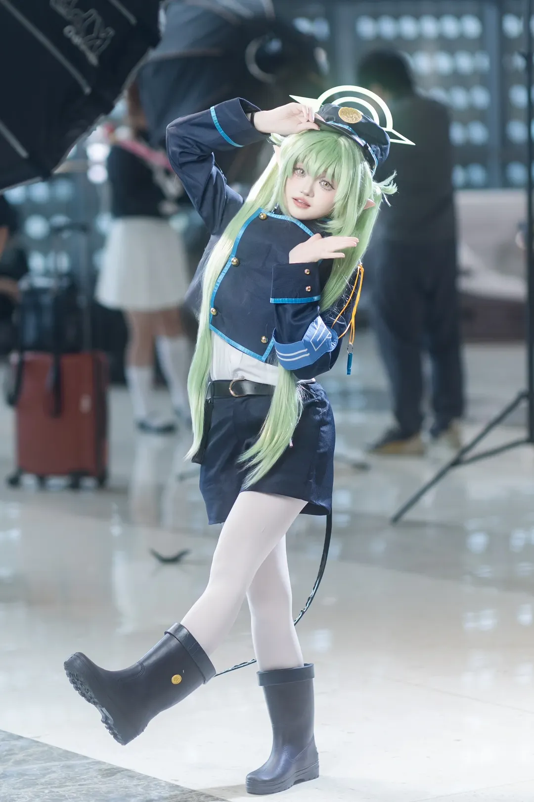 【橘ノゾミ コスプレ】ブルーアーカイブ ハイランド双子の元気なポーズ集 - 6 枚目
