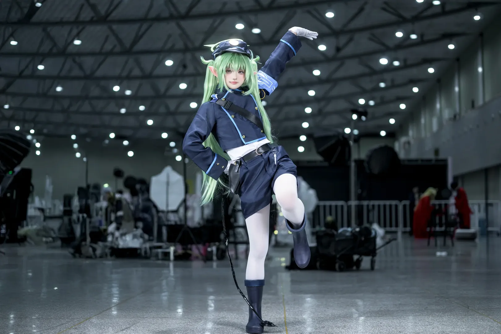 【橘望cos】蔚蓝档案铁道双子的活泼动作参考