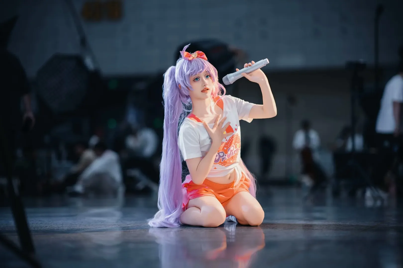 【真中啦啦cos】聊聊美妙天堂训练服的动作与构图 - 第 7 张