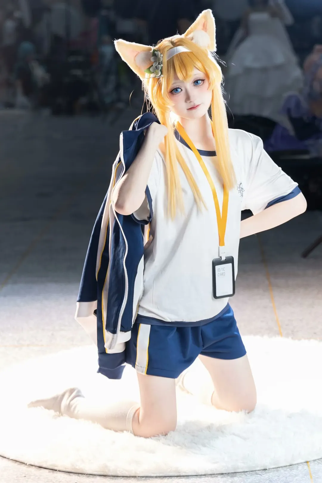【伊落玛丽cos】蔚蓝档案体操服，没有小猫这个地球怎么转