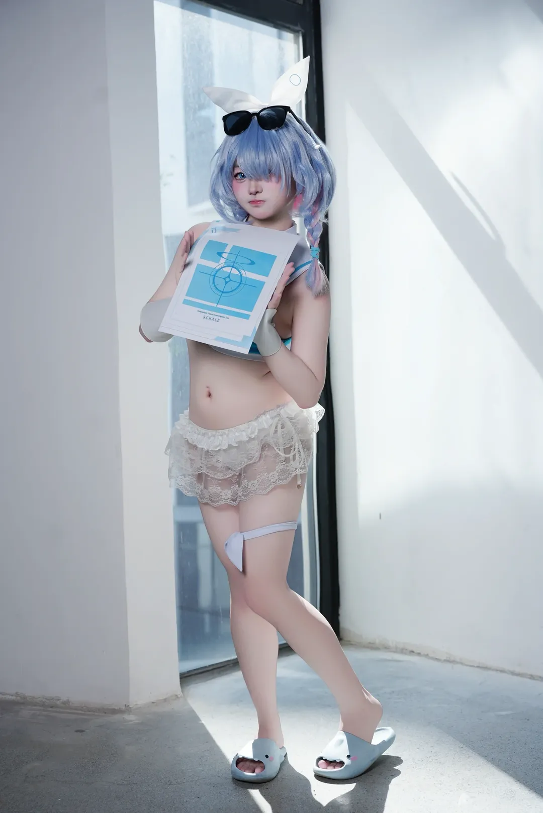 【阿羅娜cos】藍色水手領夏日企劃，老師的專屬頻道已開啟 - 第 2 張